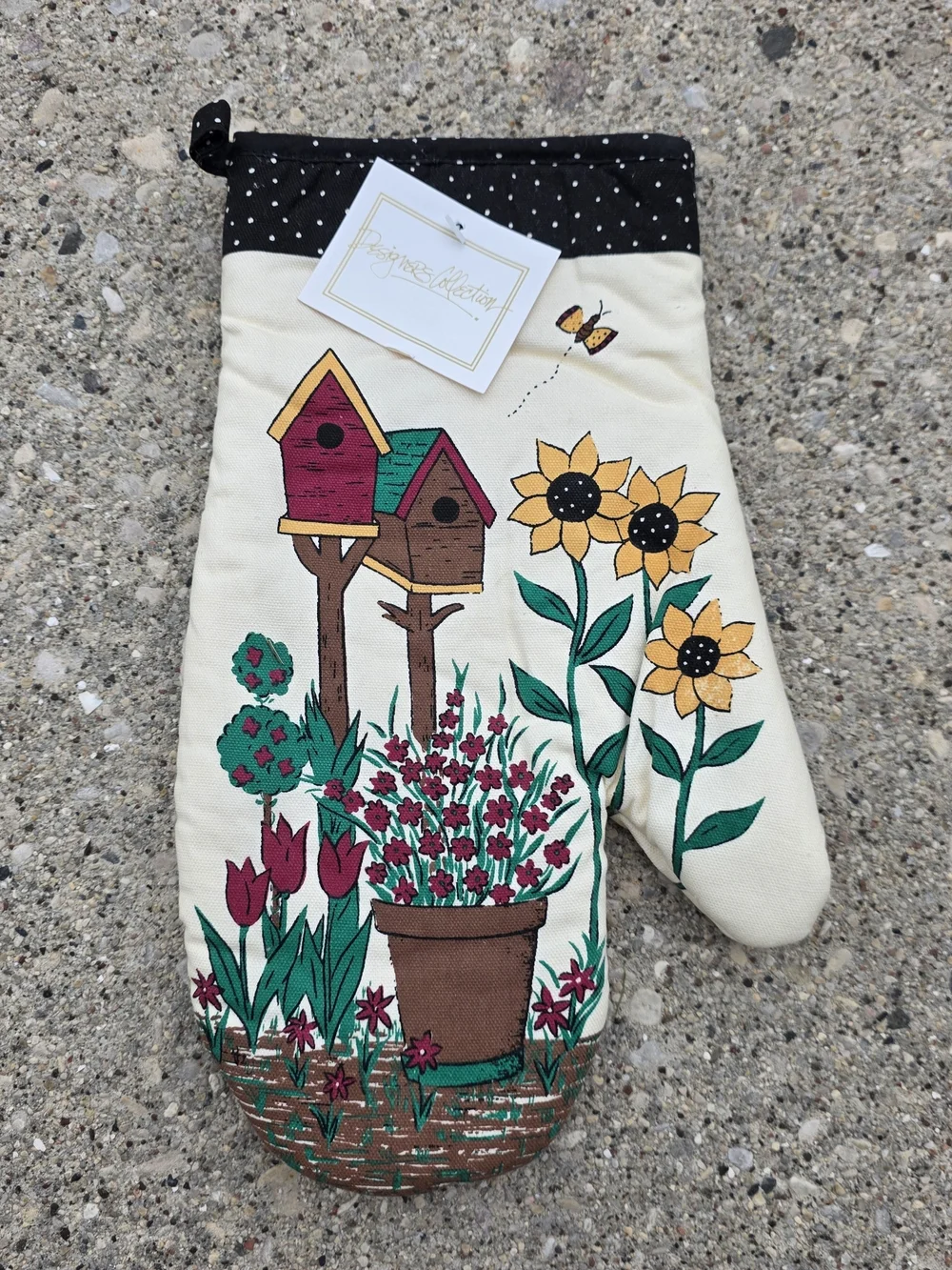 Designers Collection Sunflower Garden 5 Piece Kitchen Linen Set NWT